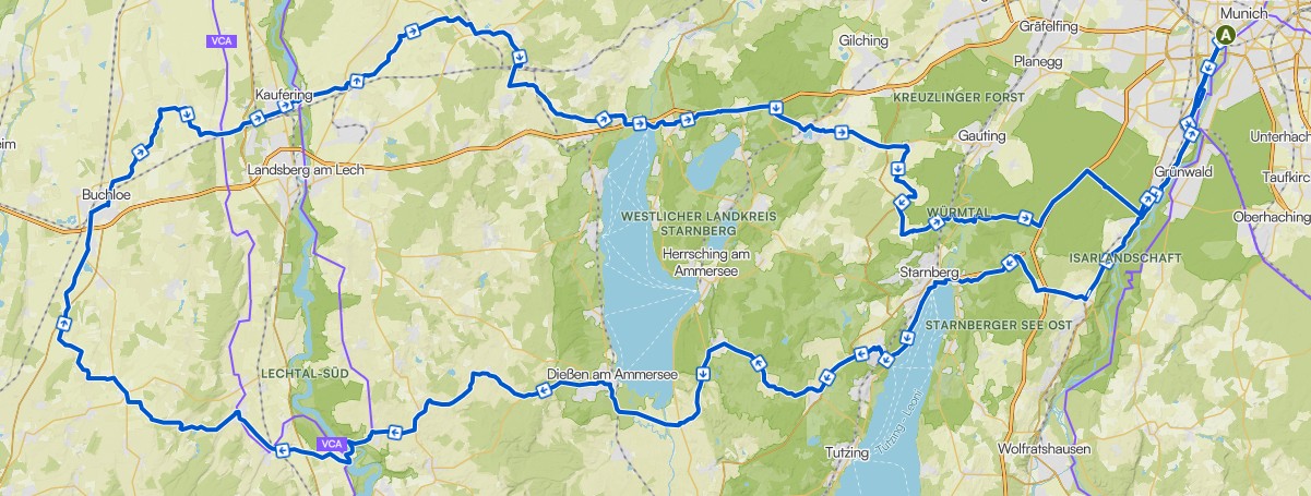 Route Lechtal Rundfahrt