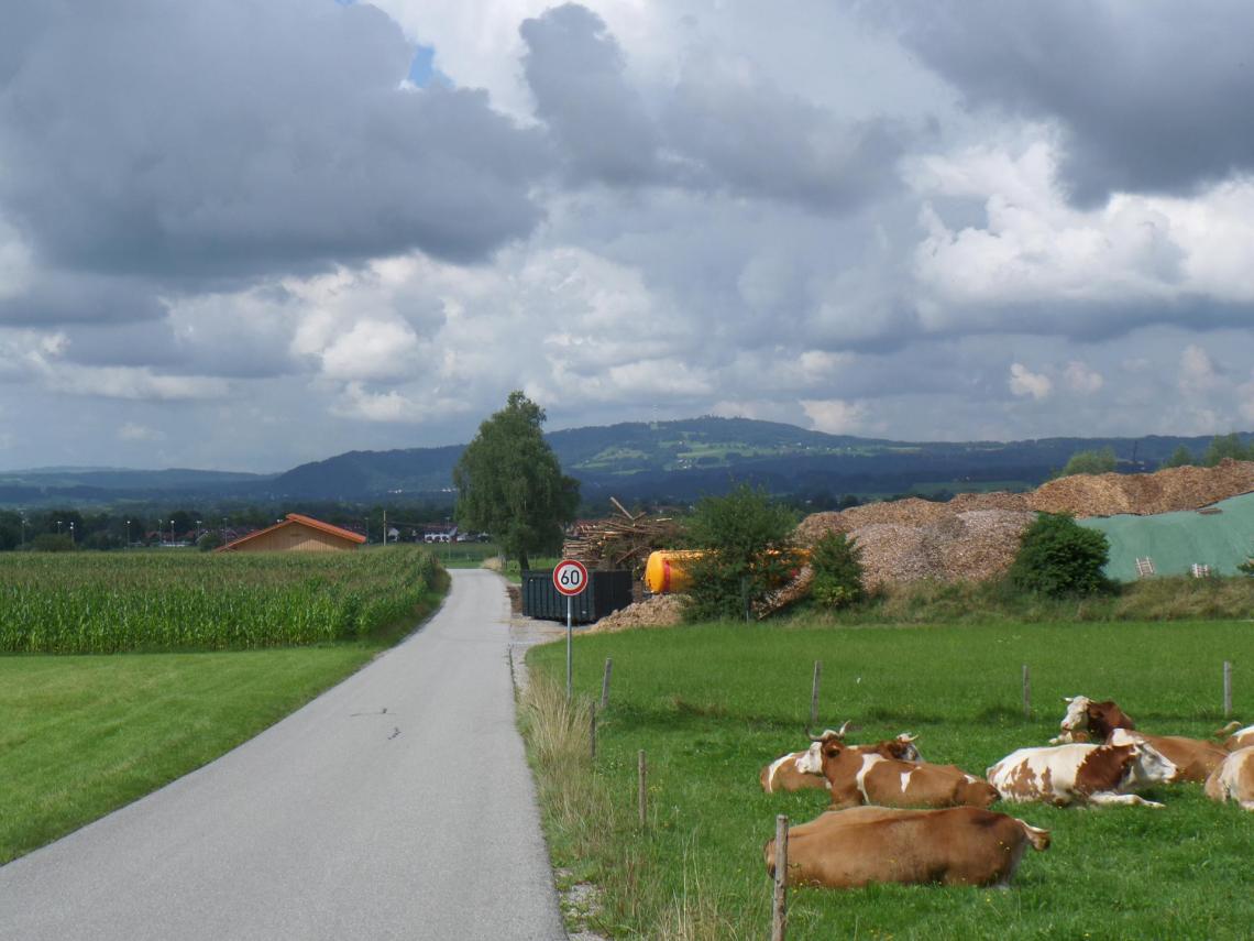 Auf dem Weg zum Hohenpeißenberg